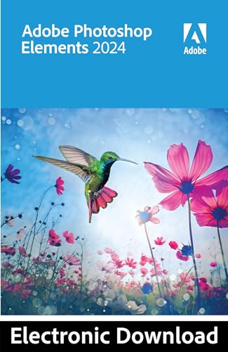 Adobe | Photoshop Elements 2024 | Mac Code | Software Download | Photo Editing [Mac Online Code]